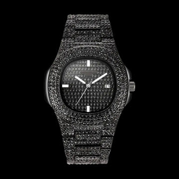 Premium All Black Iced out Watch